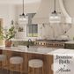 Hunter Ontario Jasmine Roth 3-Light Pendant in Matte Black, , large