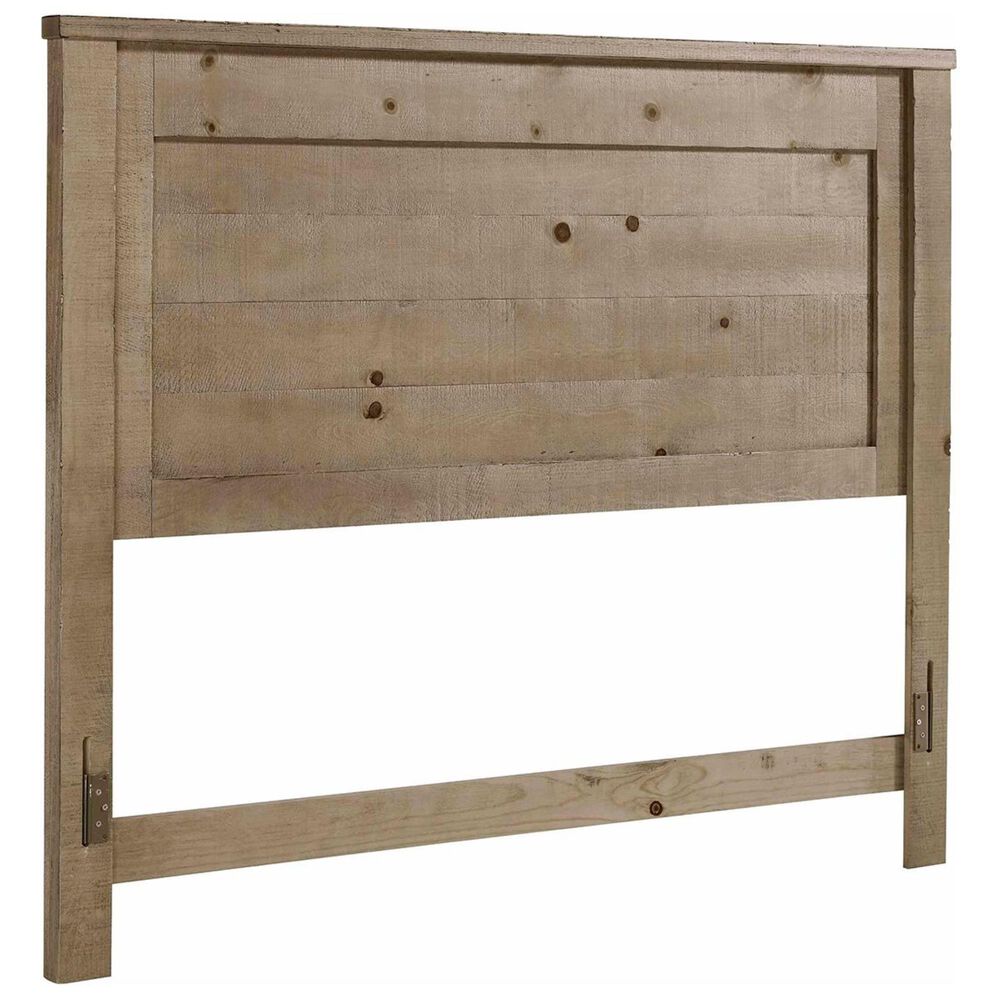 Tiddal Home Wheaton Queen Panel Headboard in Natural Distressed, , large