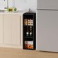 HOMLUX 3-Tier Bookcase Open Multipurpose Display Rack with Adjustable Shelves in Blackwood, , large