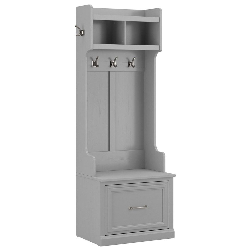 Bush Woodland Hall Tree with Storage Bench in Cape Cod Gray Nebraska