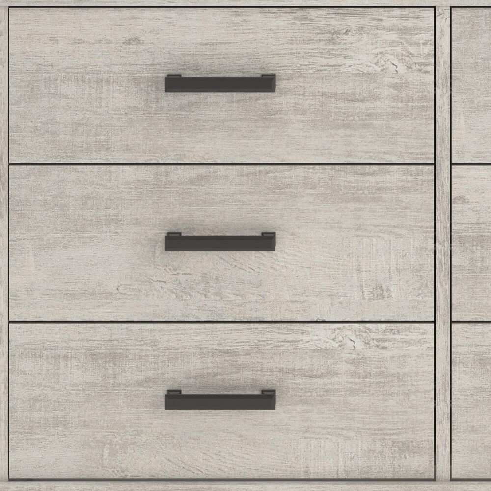 Ashley Shawburn 6-Drawer Dresser in Light Gray, , large