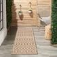Nourison Positano Southwestern Jute 2" x 6" Indoor/Outdoor Runner, , large