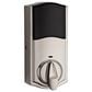 Kwikset SmartCode 916 Traditional Smart Touchscreen Electronic Deadbolt Door Lock with Z-Wave Technology in Satin Nickel, , large