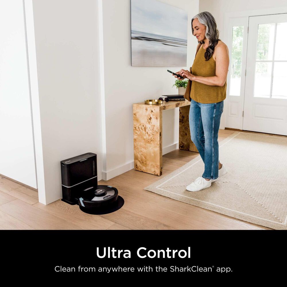 Shark 2-In-1 Robot Vacuum and Mop with XL HEPA Self-Empty Base in Black, , large