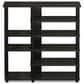 Noviland 6-Tier Shoe Rack in Espresso and Black, , large
