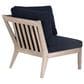 Linon Home Decor Teagon Patio Corner Chair in Navy, , large