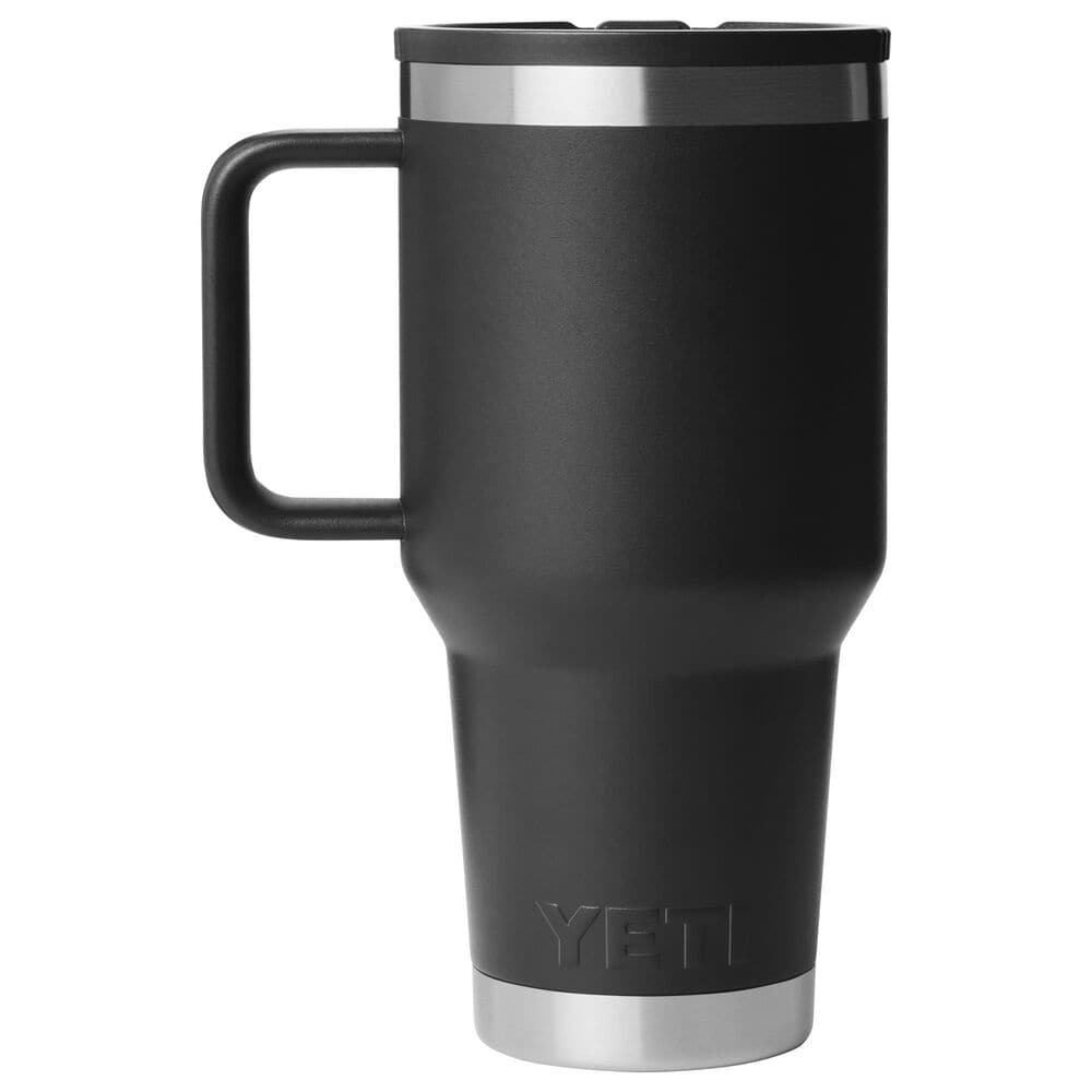 YETI Rambler 30 Oz Travel Mug with StrongHold Lid in Black, , large