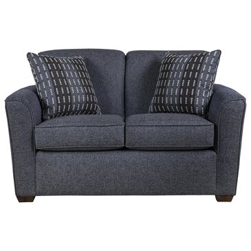 Flexsteel Lakewood Stationary Loveseat in Denim, , large