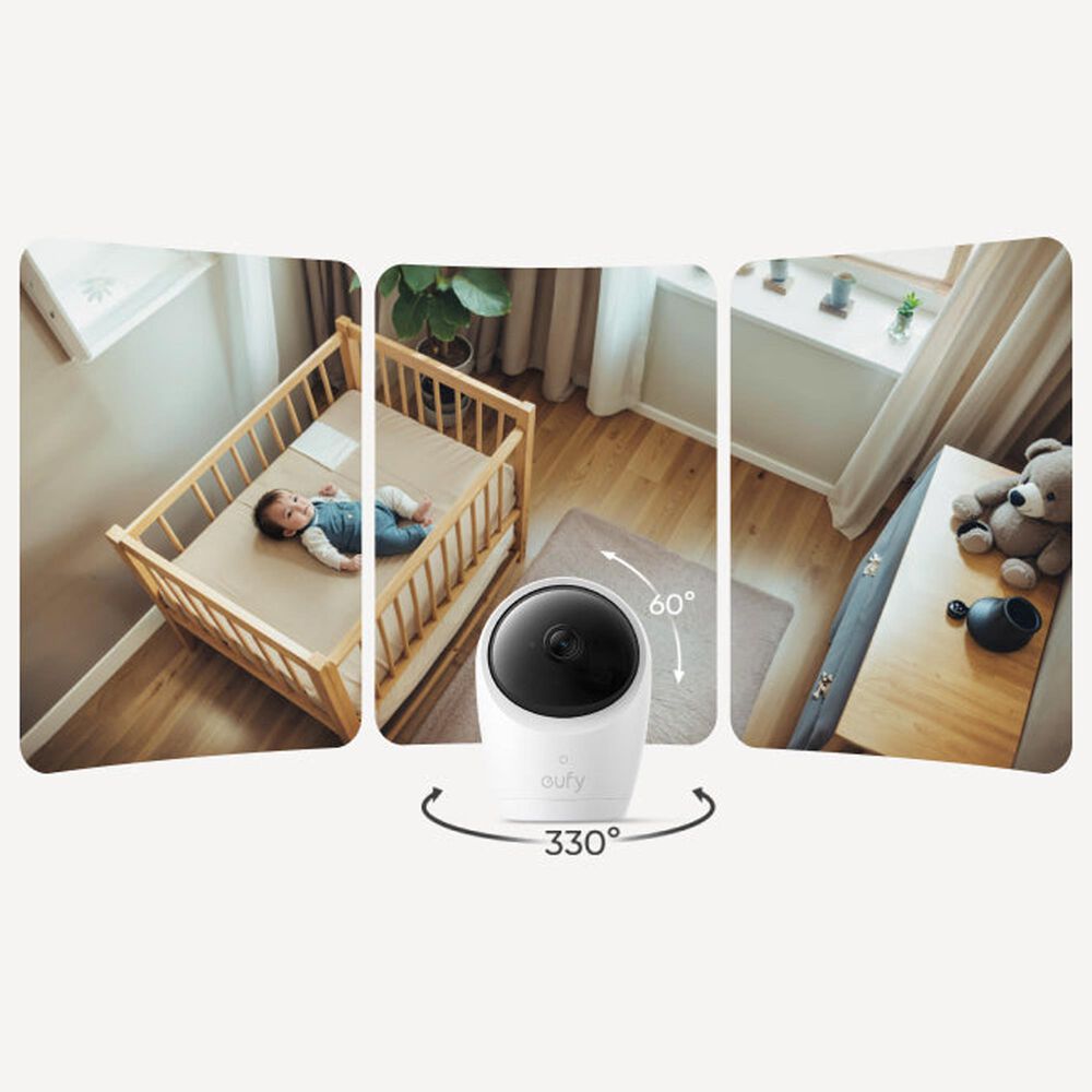 eufy E20 Baby Monitor with Camera in White, , large