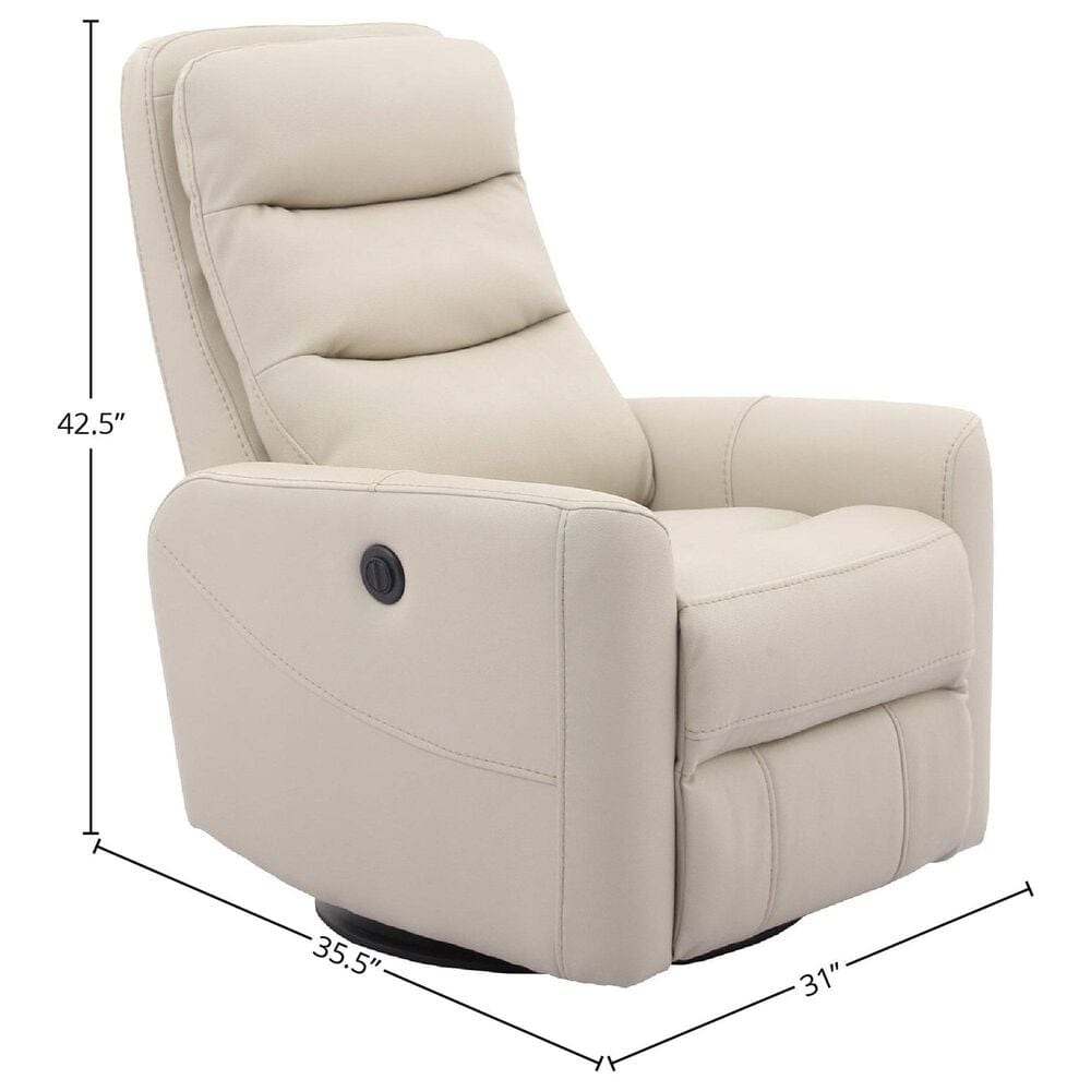Simeon Collection Hercules Manual Swivel Glider Recliner in Oyster, , large