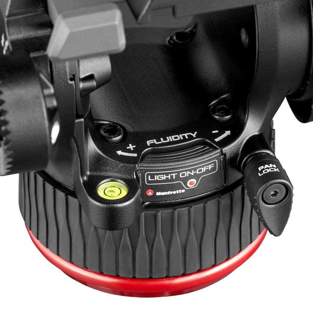 Manfrotto 504X Fluid Video Head with Flat Base in Black, , large