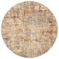 Surya Mona Lisa 5"3" Round Tan, Mustard, Dark Blue, Brick Red, Sage, Olive and Burgundy Area Rug, , large
