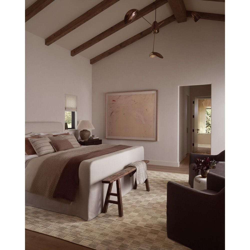 Amber Lewis x Loloi Marlowe 5&#39;6&quot; x 8&#39;6&quot; Natural and Sand Area Rug, , large