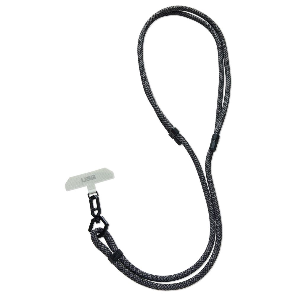 UAG Civilian Crossbody Slim Lanyard in Graphite and Black, , large