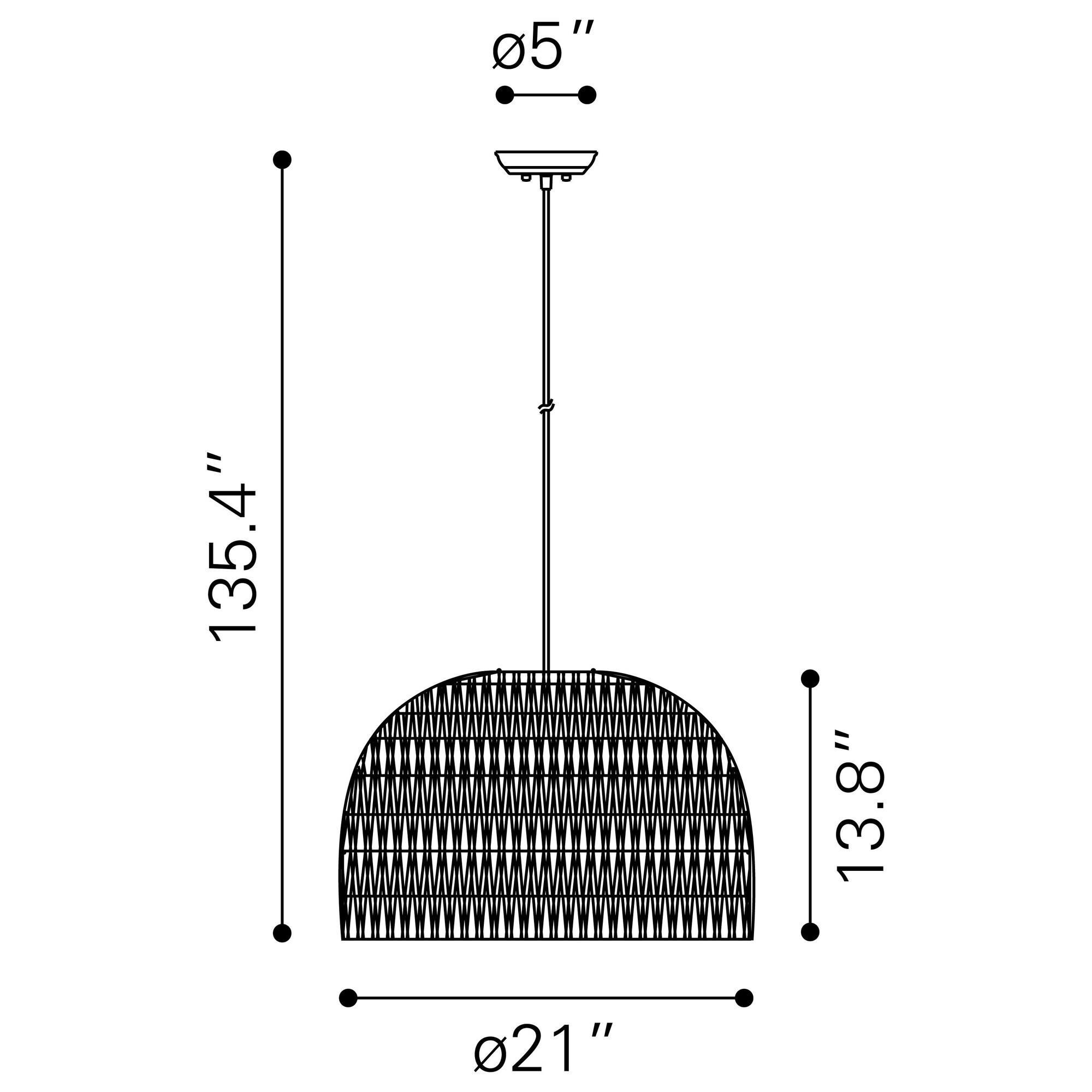 Zuo paradise clearance ceiling lamp