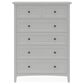 Urban Home Grace 5-Drawer Chest in Elephant Grey, , large