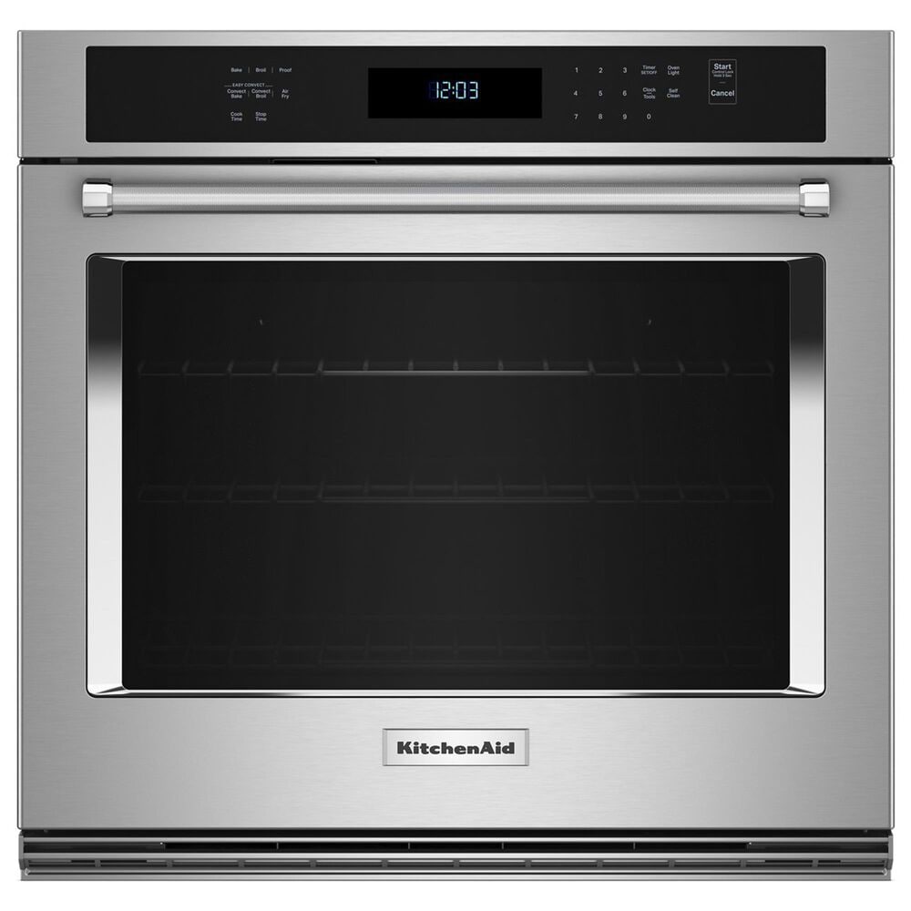 KitchenAid 27" Single Wall Oven with Air Fry Mode in Stainless Steel, , large