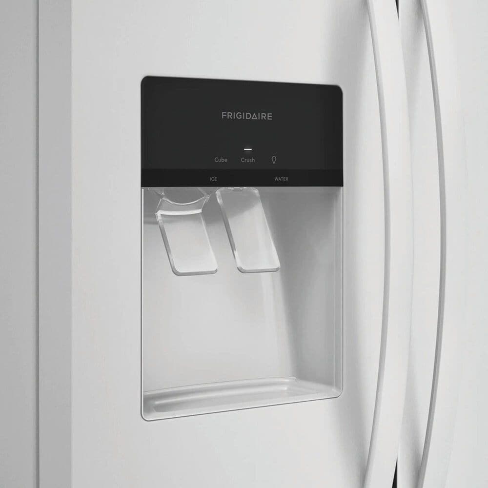 Frigidaire 25.6 Cu. Ft. Standard Depth Side-by-Side Refrigerator in White, , large