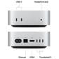 Apple Mac mini Desktop - Apple M4 chip - 10-core CPU - 24GB RAM - 10-core GPU - 512GB SSD in Silver with 3-Year AppleCare+, , large