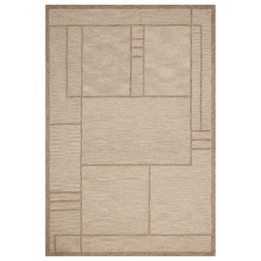 Jeremiah Brent x Loloi Barrow Beige and Taupe 2"6" x 9"9" Runner, , large