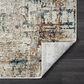 L&R Resources Brisbane Abstract Gray and Multicolor 9" x 11"10" Area Rug, , large