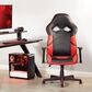 OSP Home Vapor Gaming Chair in Black and Red, , large