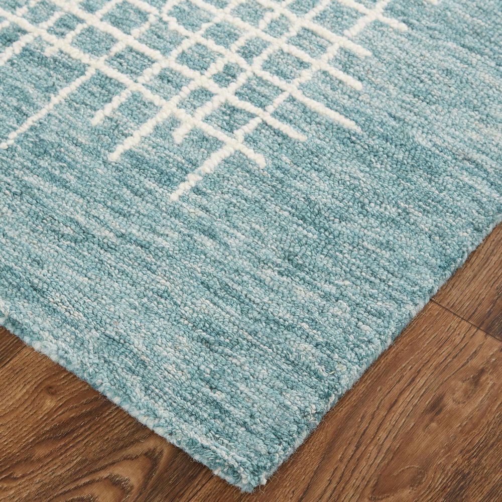 Feizy Maddox 9&#39; x 12&#39; Teal Area Rug, , large