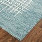 Feizy Maddox 9" x 12" Teal Area Rug, , large