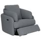 Ashley Alainmont Next-Gen Nuvella Power Swivel Recliner in Salt and Pepper, , large