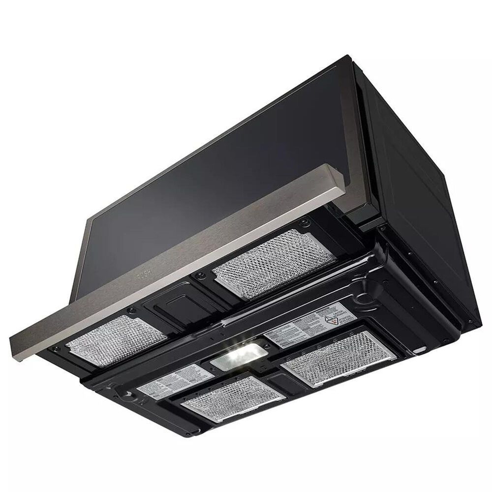 LG 2-Piece Kitchen Package with 6.3 Cu. Ft. Smart Slide-In Electric Range and 2.1 Cu. Ft. Smart Over-the-Range Microwave in Black Stainless Steel, , large