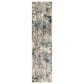 Surya Pune PUN-2301 Tan, Charcoal, Light Beige, Dark Brown, Black, Deep Teal and Sky Blue 2"7" x 10"2" Runner, , large