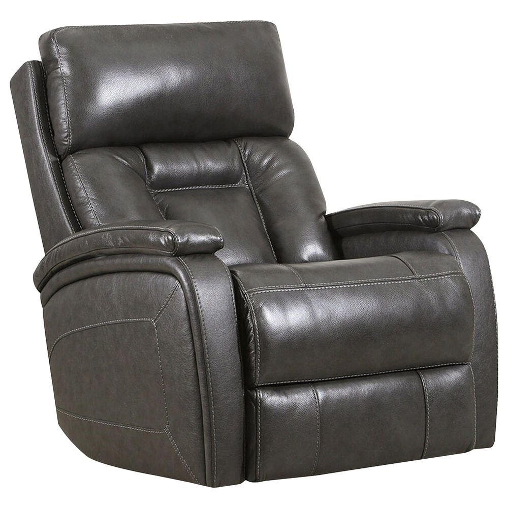 Lane Dossett Power Rocker Recliner with Power Headrest and Lumbar in Super Value Gray, , large