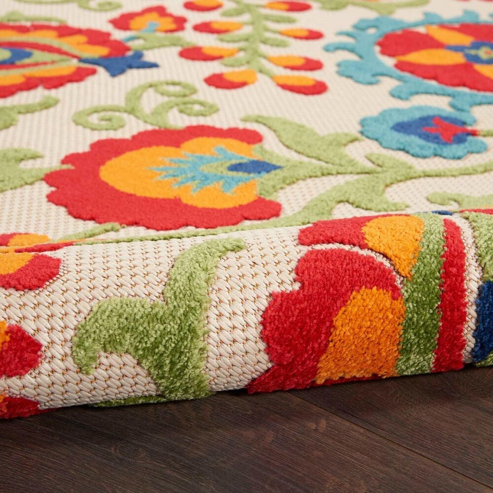 Nourison Aloha ALH17 9&#39;6&quot; x 13&#39; Multicolor Indoor/Outdoor Area Rug, , large