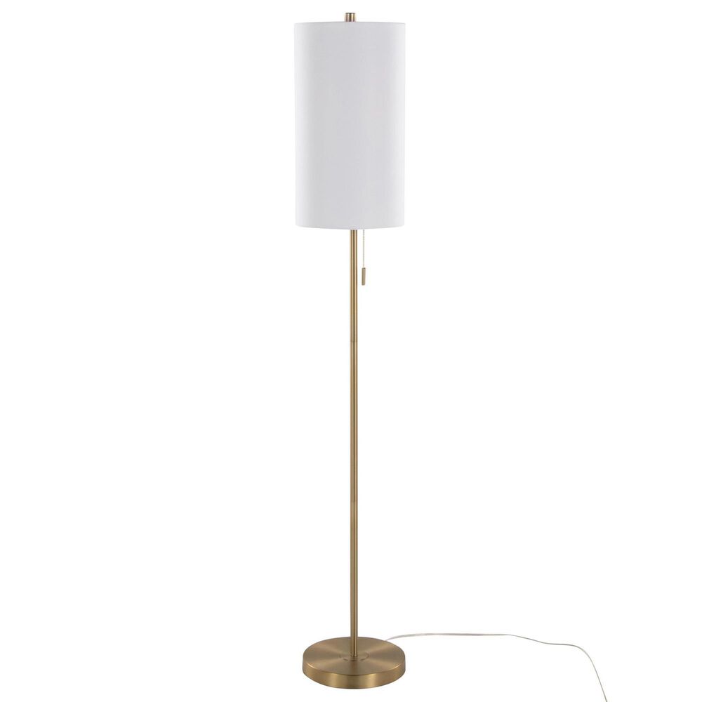Grandview Gallery Bounty 62" Metal Floor Lamp in Gold, , large
