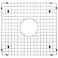 Blanco Precis Bottom Grid for Large Bowl of 60/40 Low Divide Sinks in Stainless Steel, , large