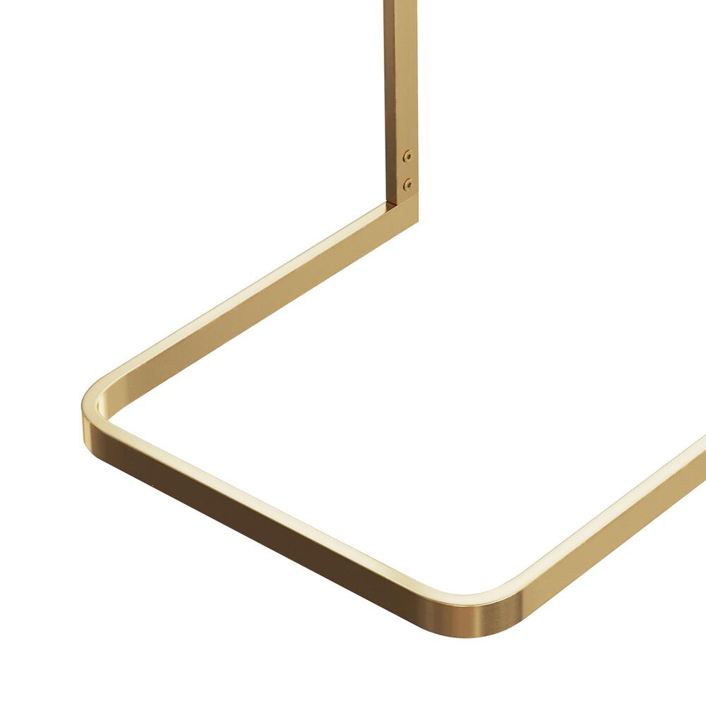 Timberlake C-Table in Gold and White, , large