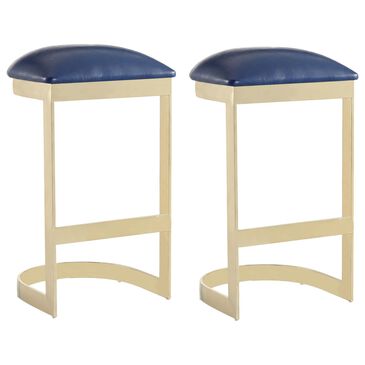 Dayton Aura Barstool in Blue (Set of 2), , large
