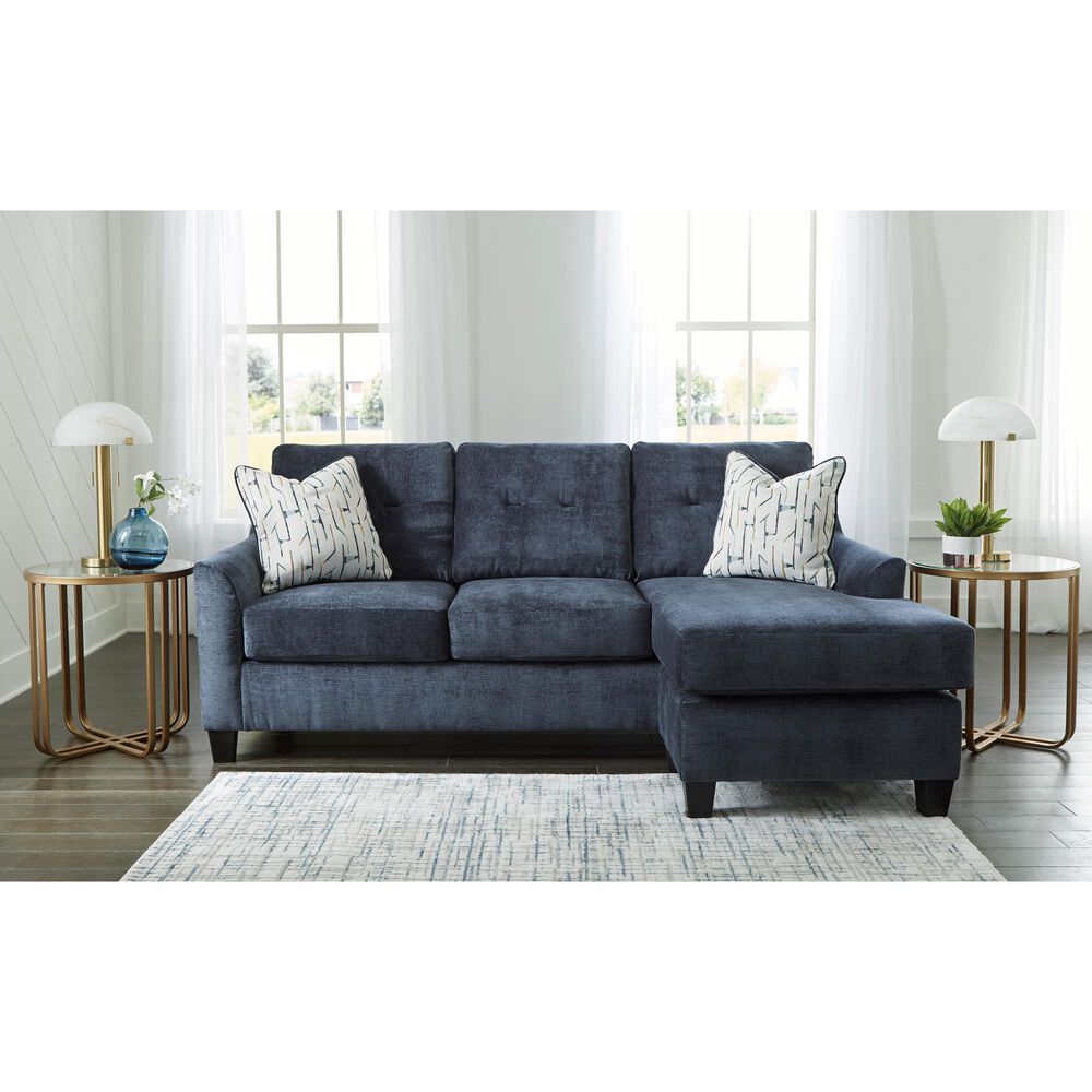 Ashley Amity Bay Stationary Queen Sofa Chaise Sleeper in Ink, , large