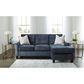 Ashley Amity Bay Stationary Queen Sofa Chaise Sleeper in Ink, , large