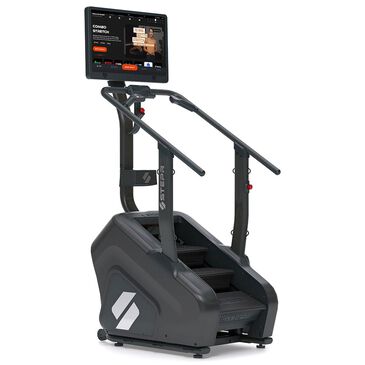 STEPR Plus Stair Climber with 27" HD Touchscreen Console in Black, , large