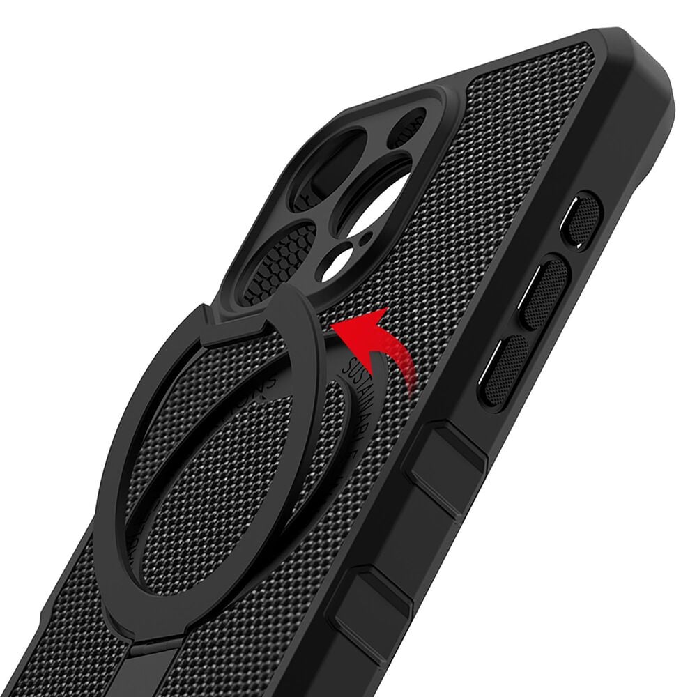 ITSkins Force R Nylon MagSafe Case for Apple iPhone 16 Pro Max in Black, , large