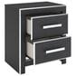 Ashley Zuraleus Queen Upholstered Platform Bed with Two Nightstands in Matte Black, , large