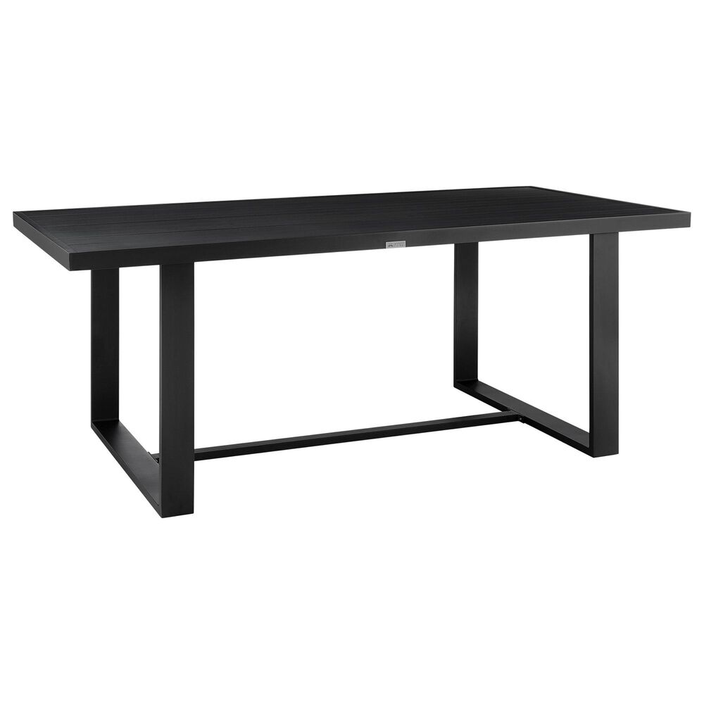 Blue River Alegria Outdoor Rectangular Dining Table in Black - Table Only, , large