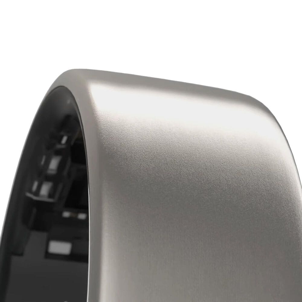 Ultrahuman Ring Air Size 11 Activity Tracker in Raw Titanium, , large