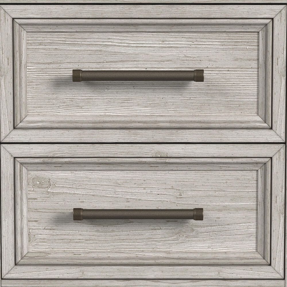 Eastern Shore Carlson 2-Drawer Nightstand in Washed Linen with Power Outlet, , large