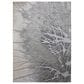 Feizy Astra 5" x 8" Gray and Silver Area Rug, , large
