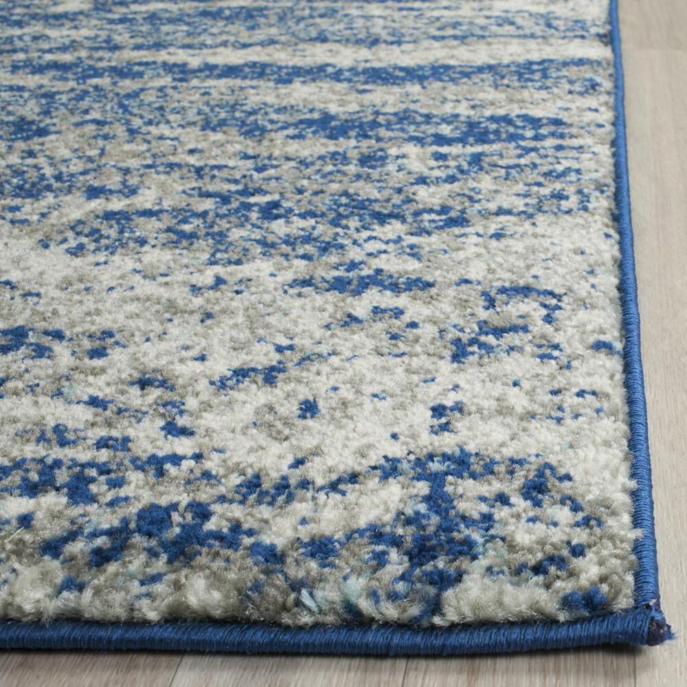Safavieh Evoke EVK272A-5SQ 5&#39;1&quot; Square Navy/Ivory Area Rug, , large