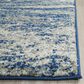 Safavieh Evoke EVK272A-5SQ 5"1" Square Navy/Ivory Area Rug, , large