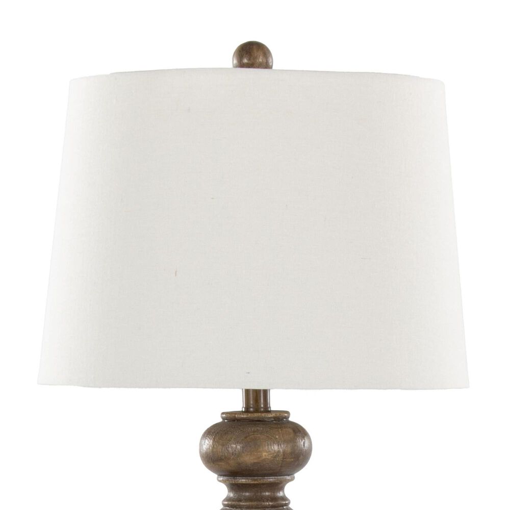 LumiSource Peppa Polyresin Table Lamp in Opal Grey (Set of 2), , large