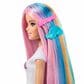 Barbie Rainbow Sparkle Hair Fashion Doll with Extra-Long Hair, , large